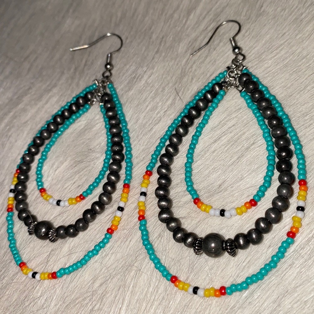 Beaded dangle Earrings